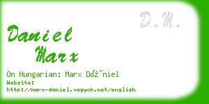 daniel marx business card